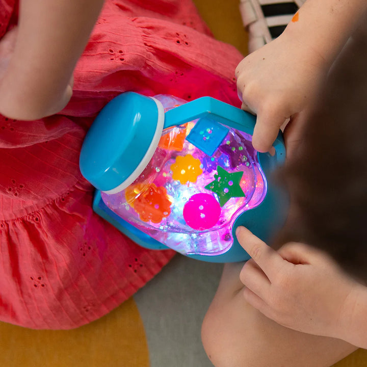 Glo Pals Sensory Play Jar-Bubblegum