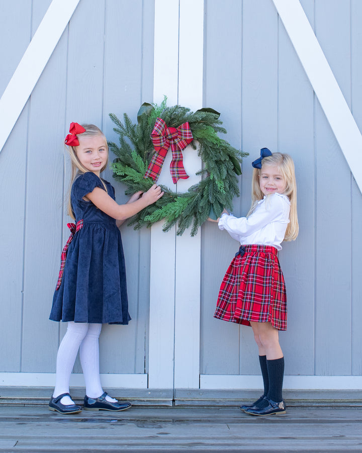 Elodie Skirt-Royal Stewart Tartan