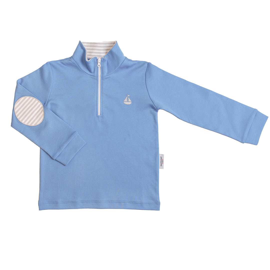 Portside Quarter Zip-Ultramarine