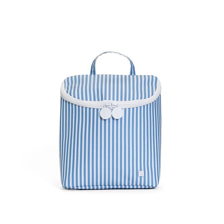 TAKE AWAY INSULATED LUNCH BAG - PIMLICO STRIPE CHAMBRAY