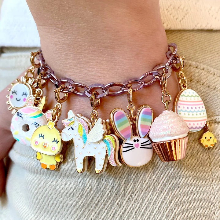 Gold Flying Unicorn Charm