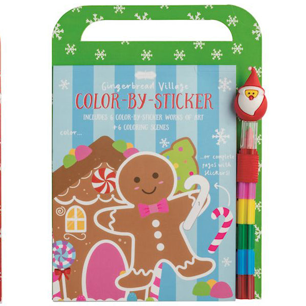 Christmas Color-By-Sticker Sets