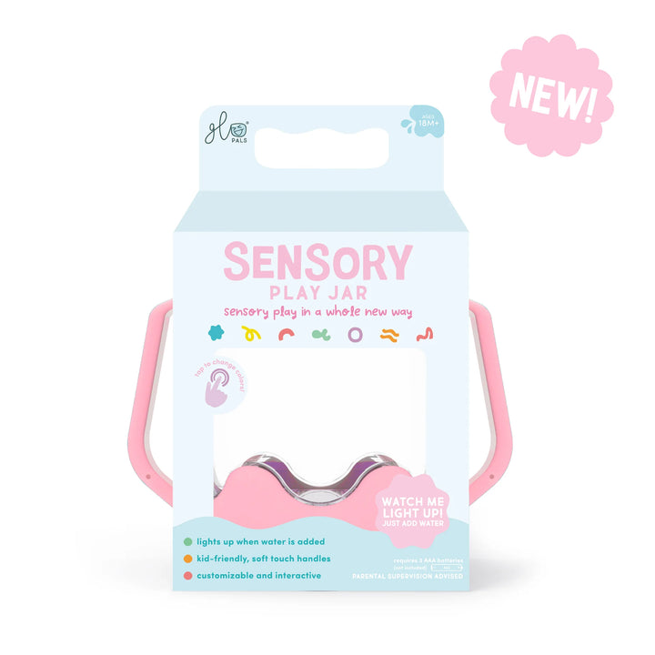Glo Pals Sensory Play Jar-Bubblegum