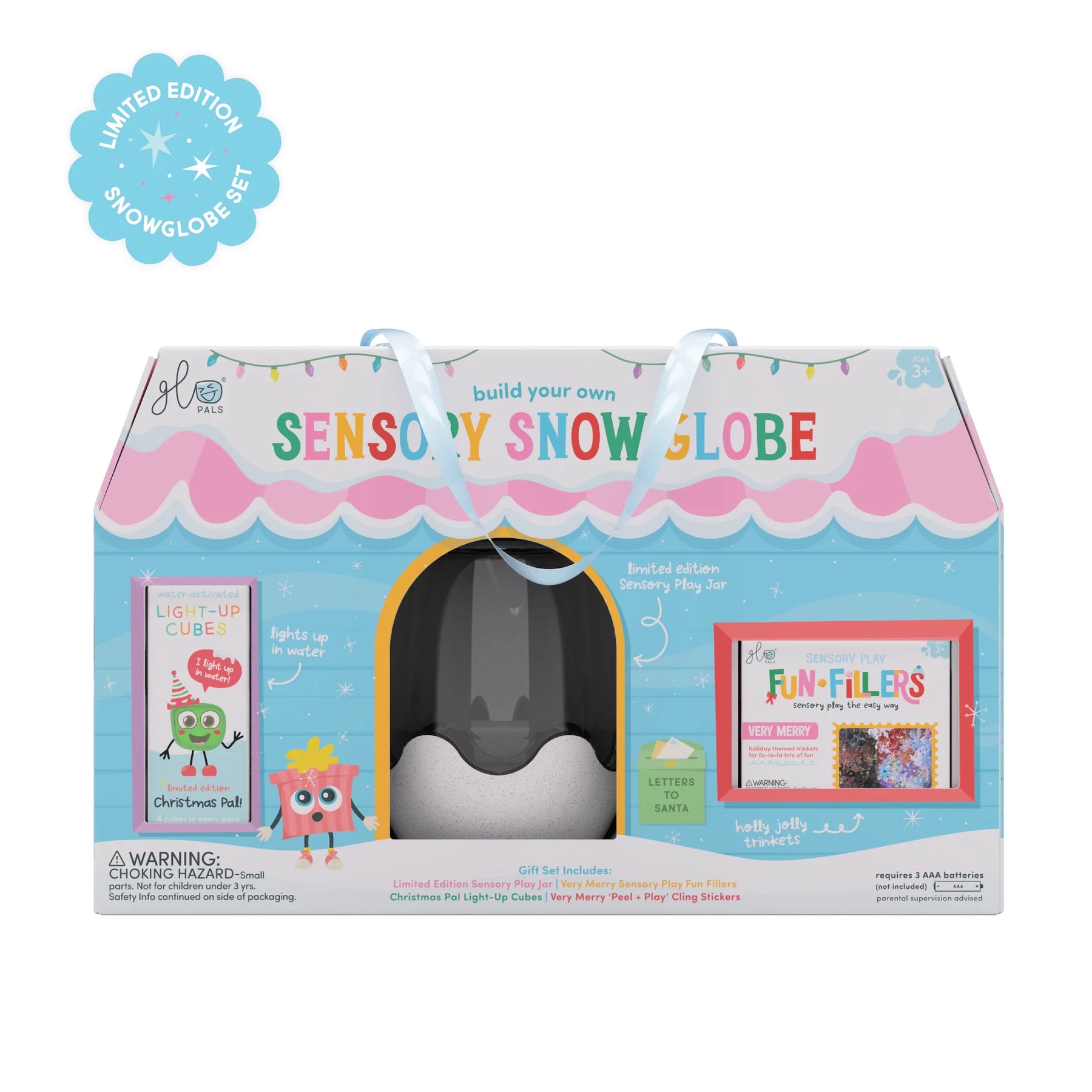 Glo Pals Sensory Snow Globe Gift Set-Limited Edition