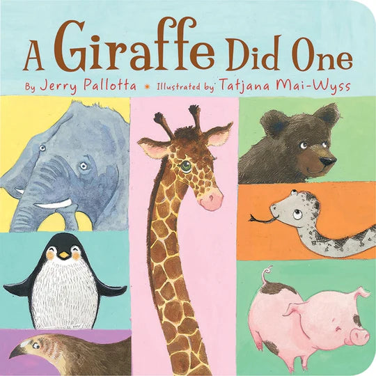A Giraffe Did One Board Book-Signed Copy