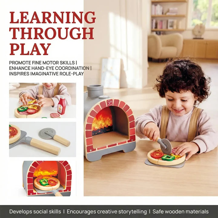 Hape Light &amp; Sizzle Pizza Oven Set