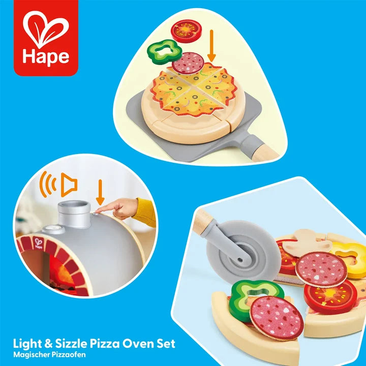 Hape Light &amp; Sizzle Pizza Oven Set