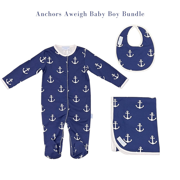 Anchors Aweigh Baby Boy Bundle