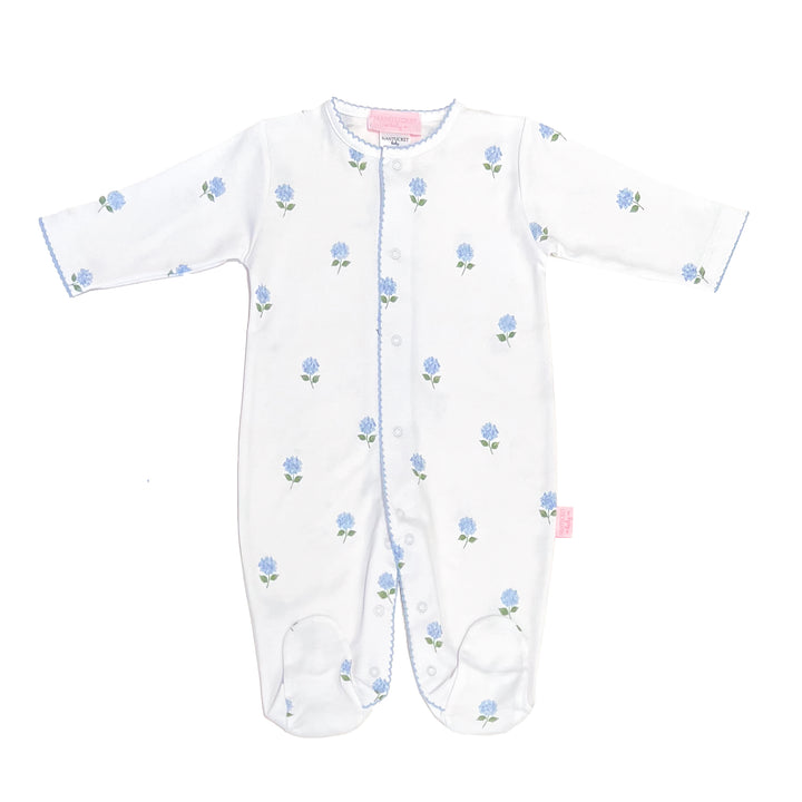 Hydrangeas in Bloom Footed Romper
