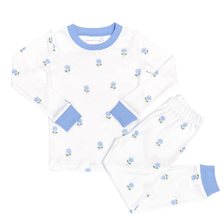 Hydrangeas in Bloom Pima Jammies 2-Piece Set