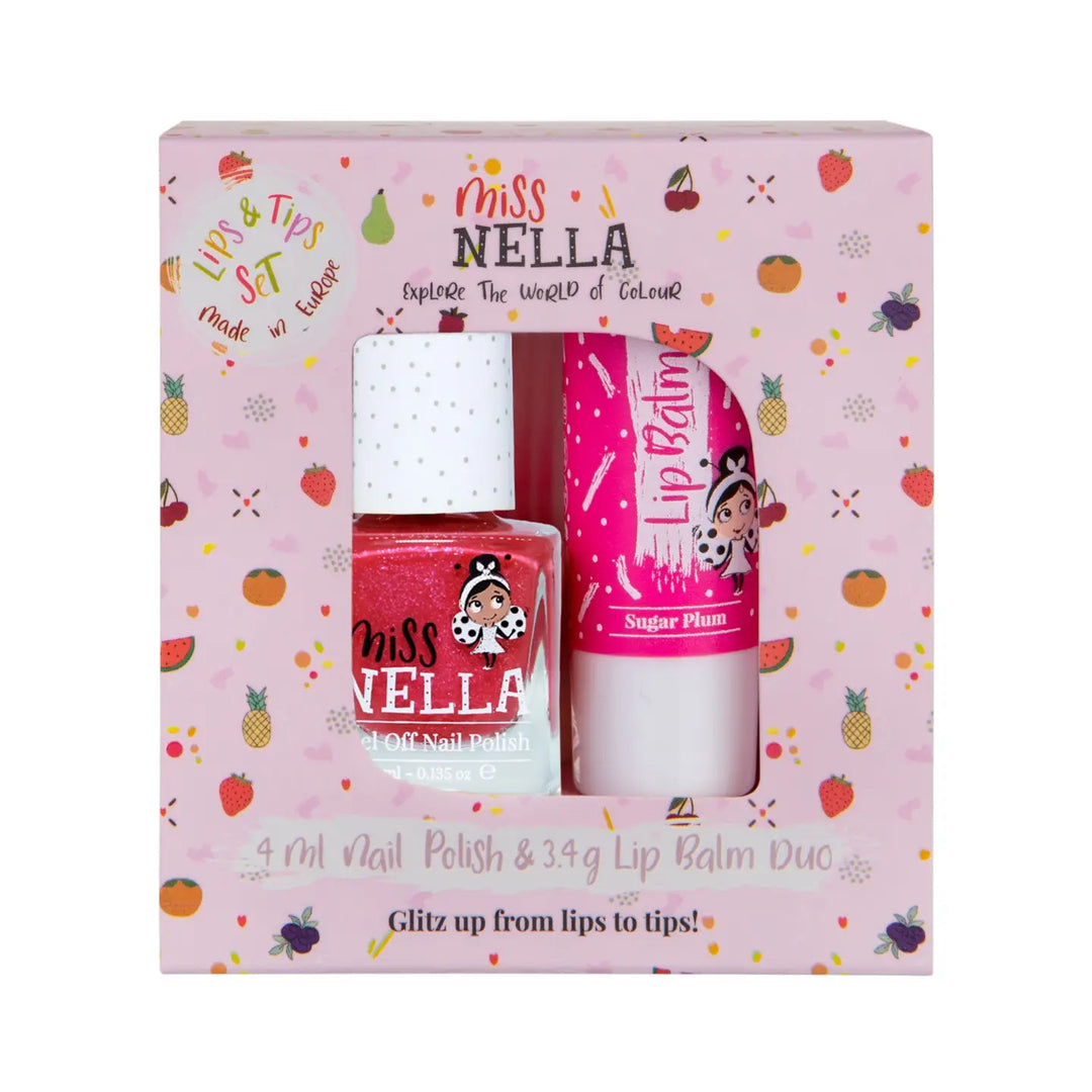 Nail Polish & Gloss Set-Sugar Hugs/Sugar Plum