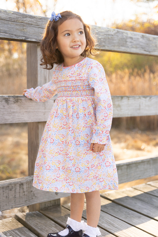 English Garden Smocked Dress