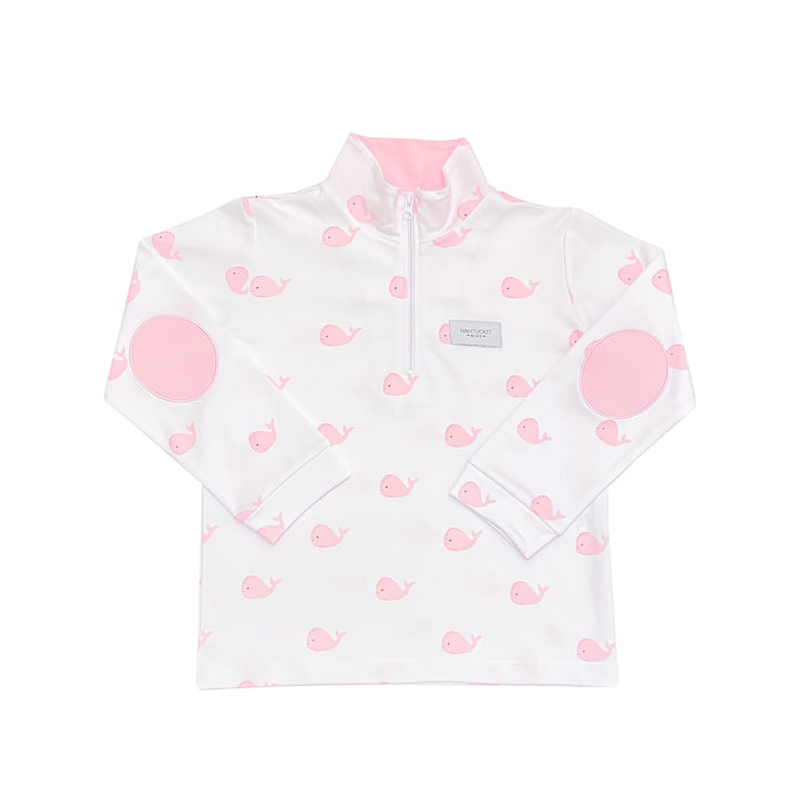 Whale Watch Quarter Zip-Peony