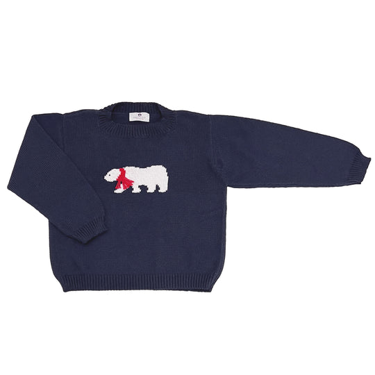 Cassidy Comfy Crewneck - Boys - French Terry, 
Nantucket Navy/Santa