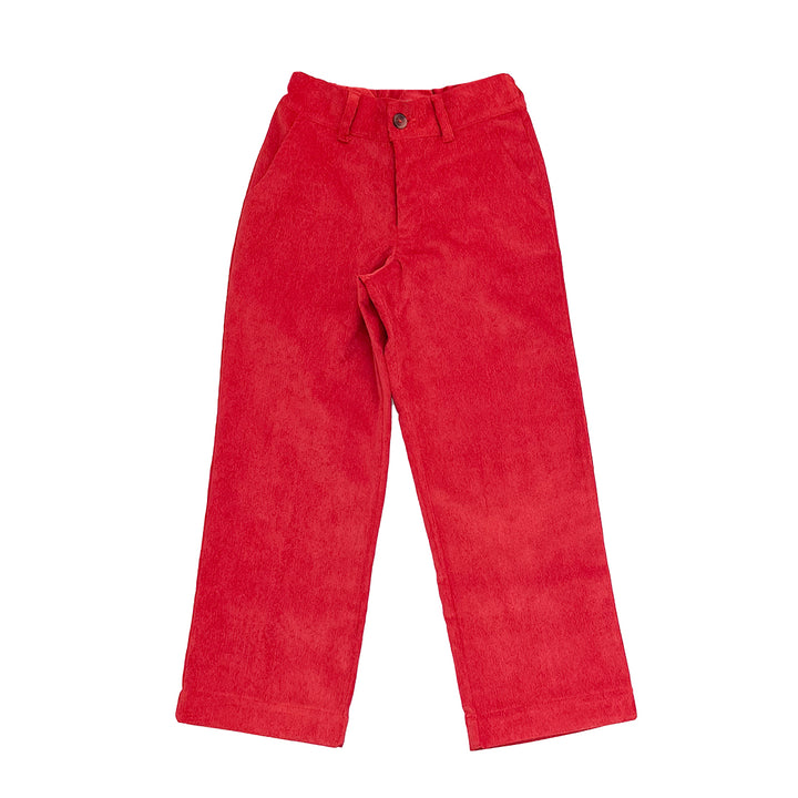 Corduroy Hinckley Trousers-Royal Red