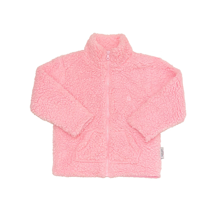 Sherpa Plush Jacket-Pink