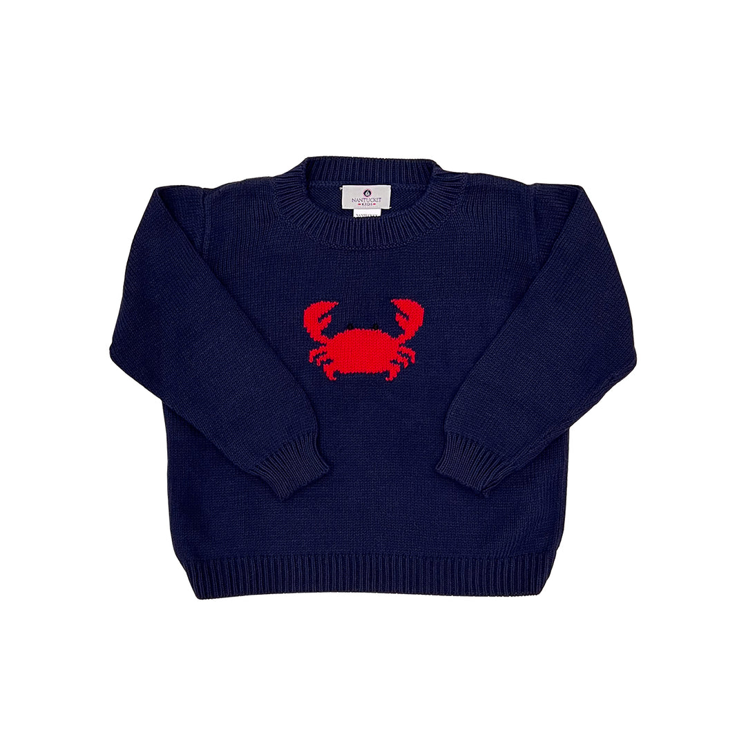 Anything But Crabby Intarsia Sweater