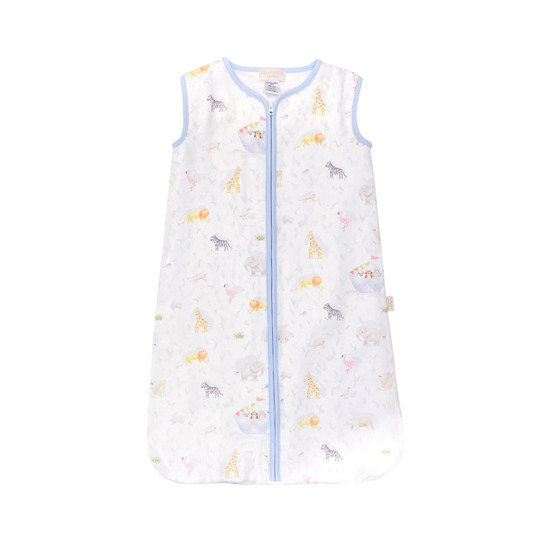 All Aboard The Ark Muslin Pima Sleepsack