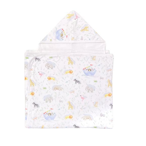 Oversized Hooded Towel-All Aboard The Ark