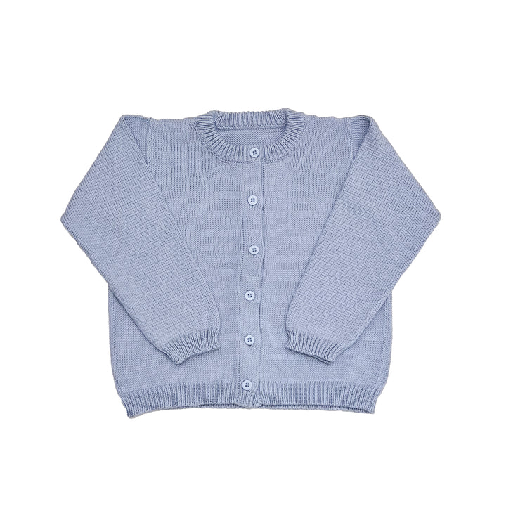 Essentials Pima Cardigan-Blue