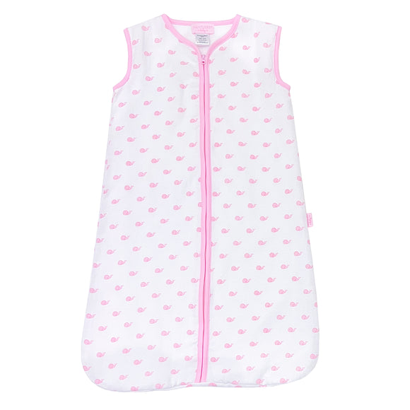 Whale Watch Muslin Pima Sleepsack-Primrose