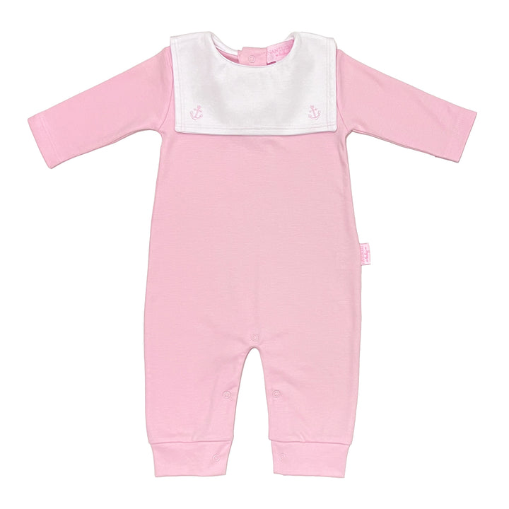 Little Sailor Romper-Peony
