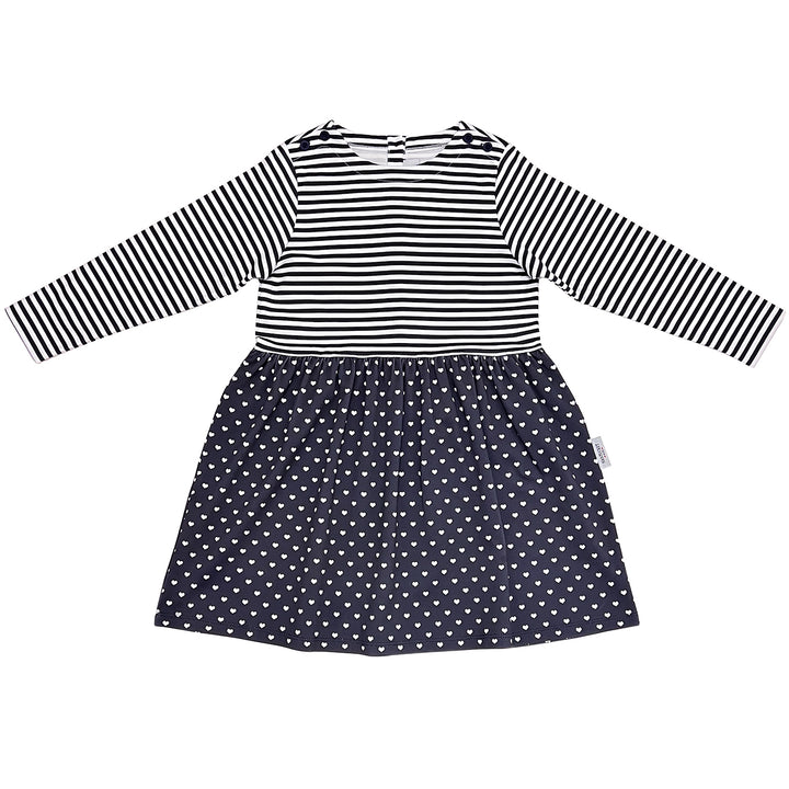 Hearts Boat Neck Dress