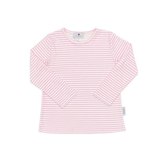 Pima Play Tee-Portside Stripe Peony