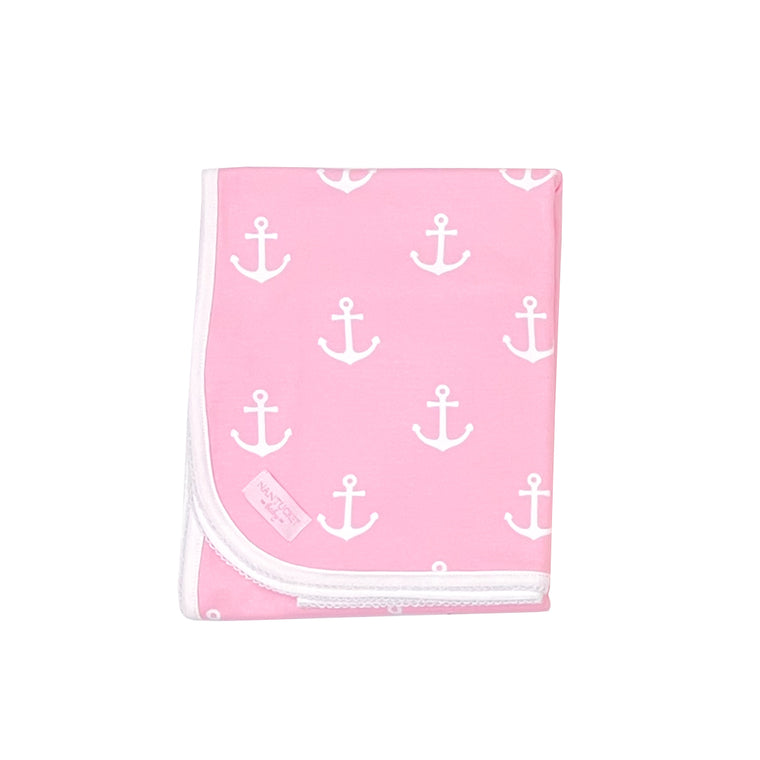 Essentials Blanket-Anchors Away-Peony