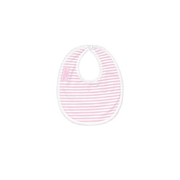 Basics Bib-Portside Stripe-Peony