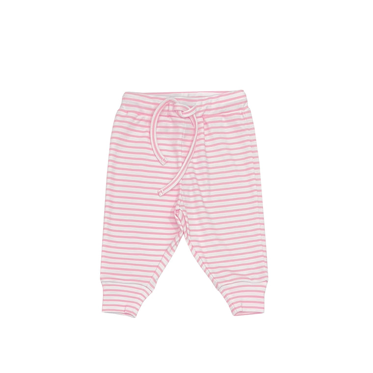 Essentials Pull On Pants-Peony Portside Stripe