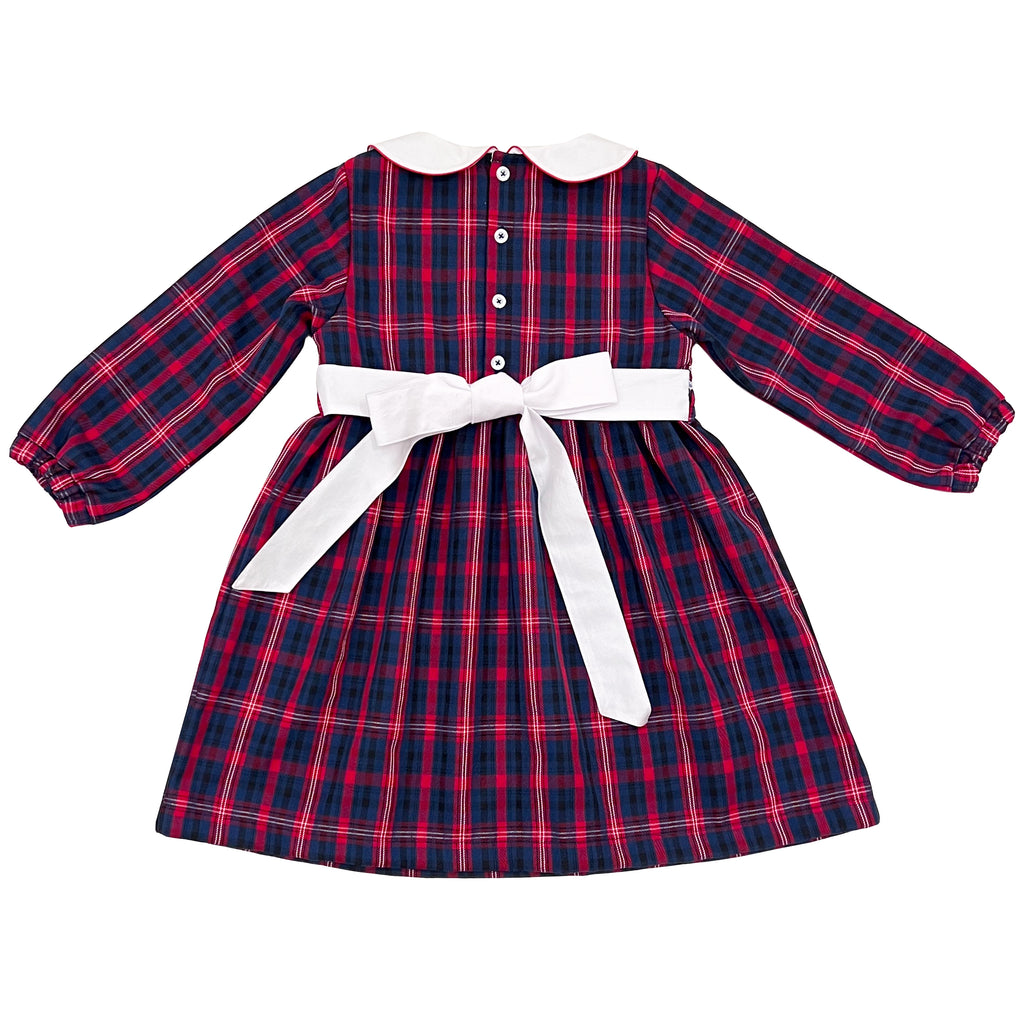 Adelaide Smocked Dress-Regal Plaid