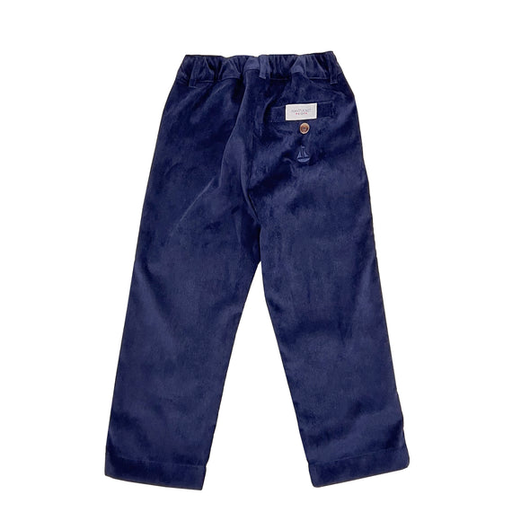 Corduroy Hinckley Trousers-Mariner Blue
