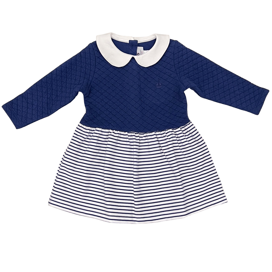 Quilted Portside Stripe Dress
