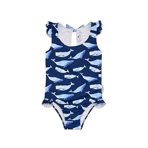 Watercolor Whales Swimsuit