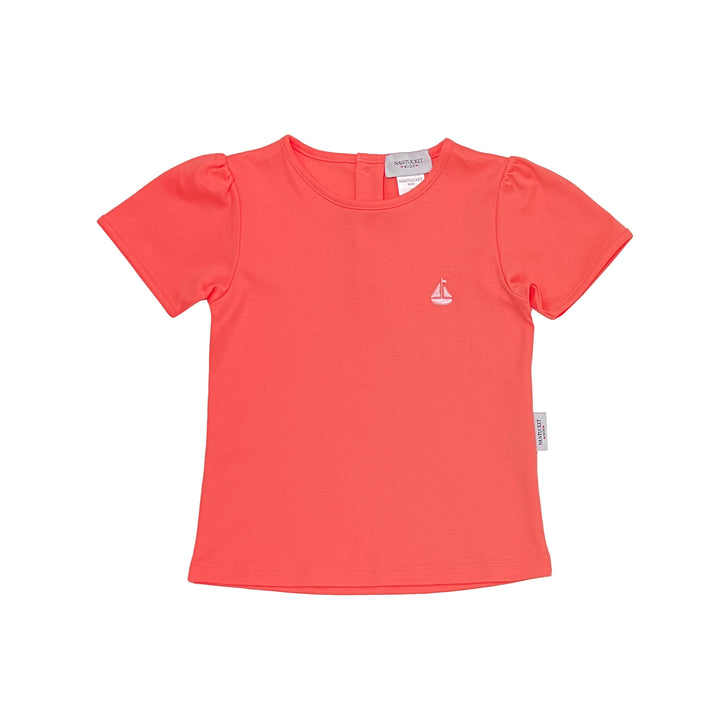 Pima Play Tee-Coral