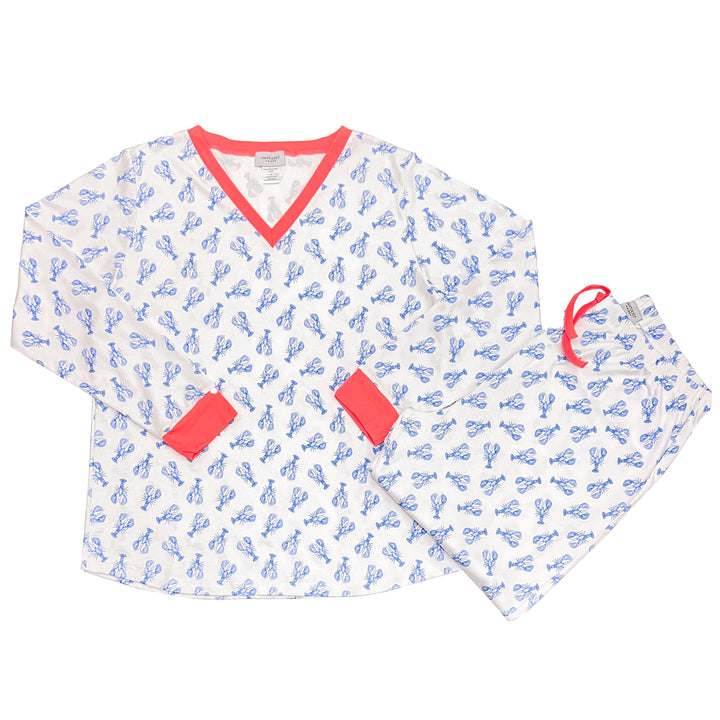 Blue Lobster Women's Pajama Set