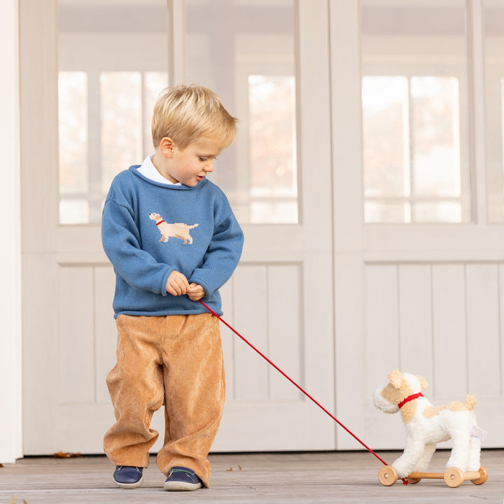 Tuck the Retriever Roll Neck Sweater