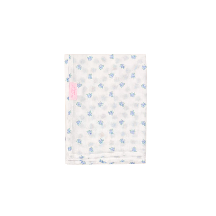 Hydrangeas in Bloom Muslin Swaddle Blanket