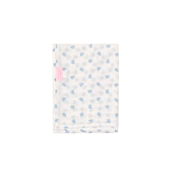 Hydrangeas in Bloom Muslin Swaddle Blanket