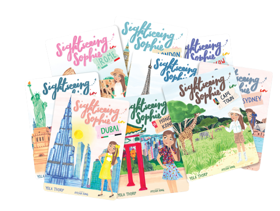 Sightseeing Sophie in London-Hardcover Book-Signed Edition