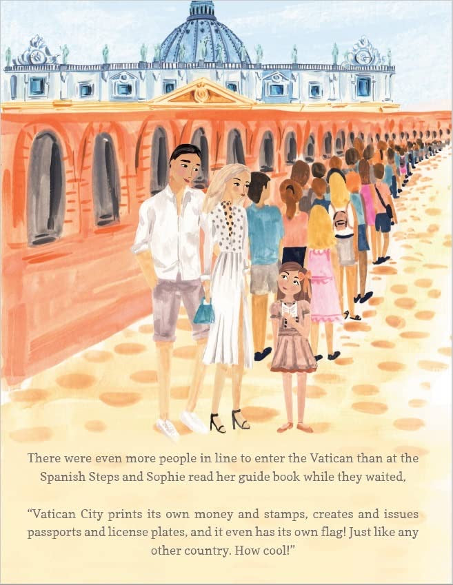 Sightseeing Sophie in Rome-Hardcover Book-Signed Edition