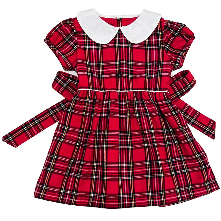 Rosalie Dress-Royal Stewart Tartan