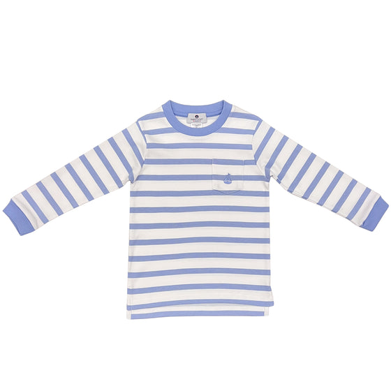Tisbury Tee-Ultramarine Stripe