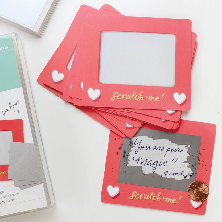 Scratch-Off Valentines-Scratch A Sketch-Set of 18