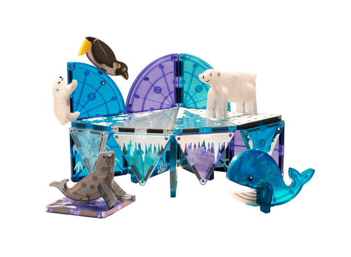 MAGNA-TILES Arctic Animals 25 Piece Set