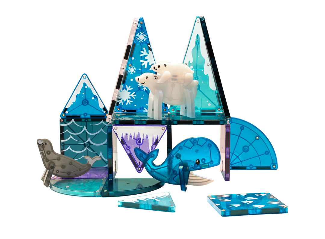 MAGNA-TILES Arctic Animals 25 Piece Set
