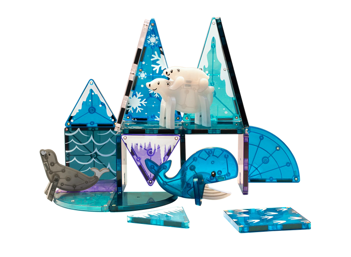 MAGNA-TILES Arctic Animals 25 Piece Set
