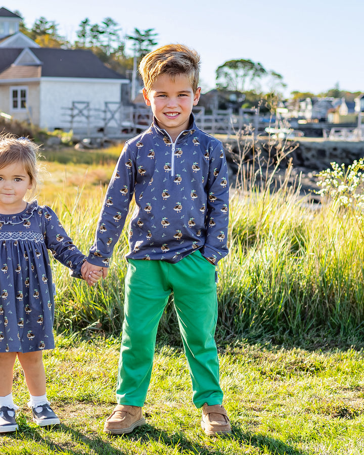 Portside Quarter Zip-Madaket Mallard