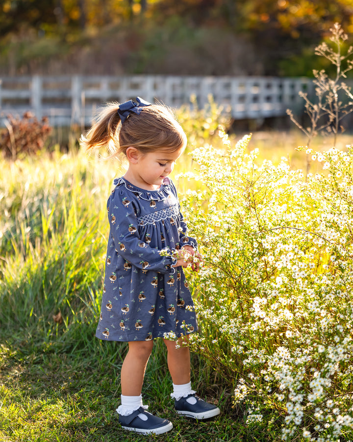Madaket Mallards Smocked Dress